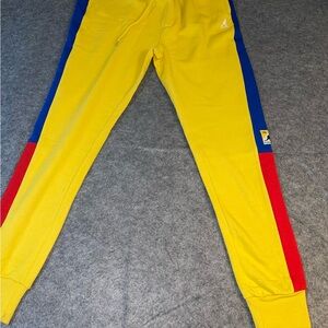 Kangol Yellow and Blue‎ Joggers Retro Sporty Style